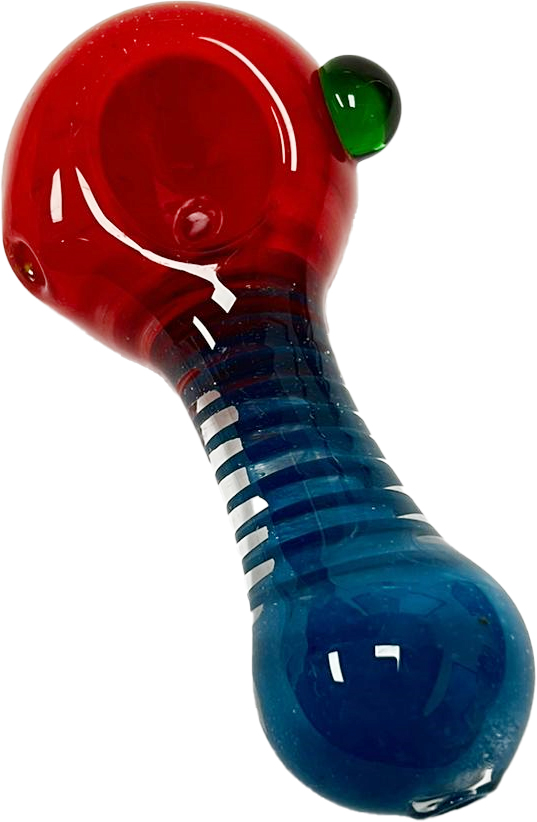 SOLID COLOR SPIN – GLASS HAND PIPE – 3-INCH 60G WEIGHT – 2CT – 2X-GL-05814 – [MSRP: $5 EACH]
