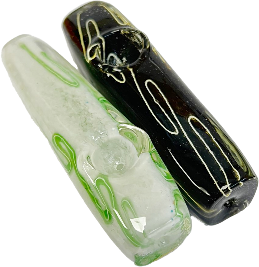 SQUARE PULL – GLASS HAND PIPE – 4-INCH 80G WEIGHT – 2CT – 2X-GL-05798 – [MSRP: $7.50 EACH]