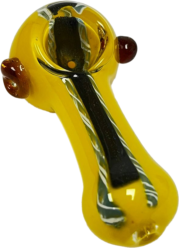 HP – GLASS SPOON PIPE – GLASS HAND PIPE – 3-INCH – HP-03609 – [MSRP: $11.50]