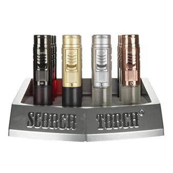 SCORCH – TORCH LIGHTERS – STRAIGHT UP – 12CT DISPLAY – 61671-00026 – [MSRP: $14 EACH]