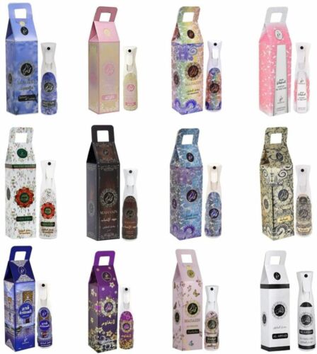 KHADLAJ – AIR FRESHENERS – ROOM SPRAY PERFUME WATER – 320ML – ASSORTED SCENTS – 1CT – [MSRP: $17.50]