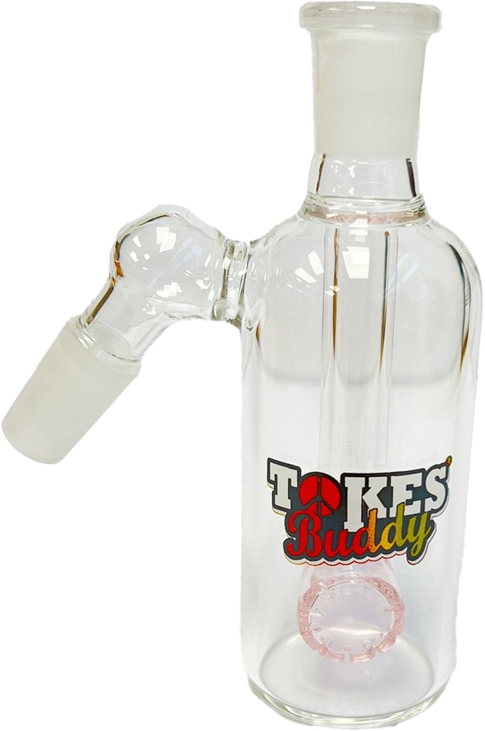ASH CATCHER – 45° HAMMER PERK – 14MM MALE – GLASS ACCESSORIES – 1CT – 45AC01 – [MSRP: $22.50]