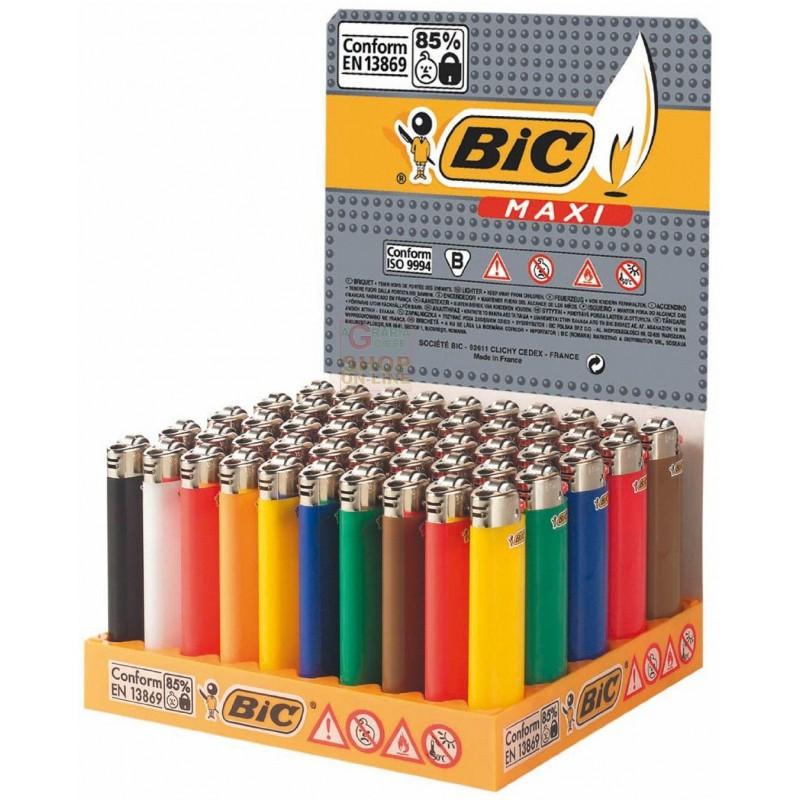 BIC – LIGHTERS – MAXI J26 – 50CT DISPLAY – BIC-MAXI50+3 – [MSRP: $2 EACH]