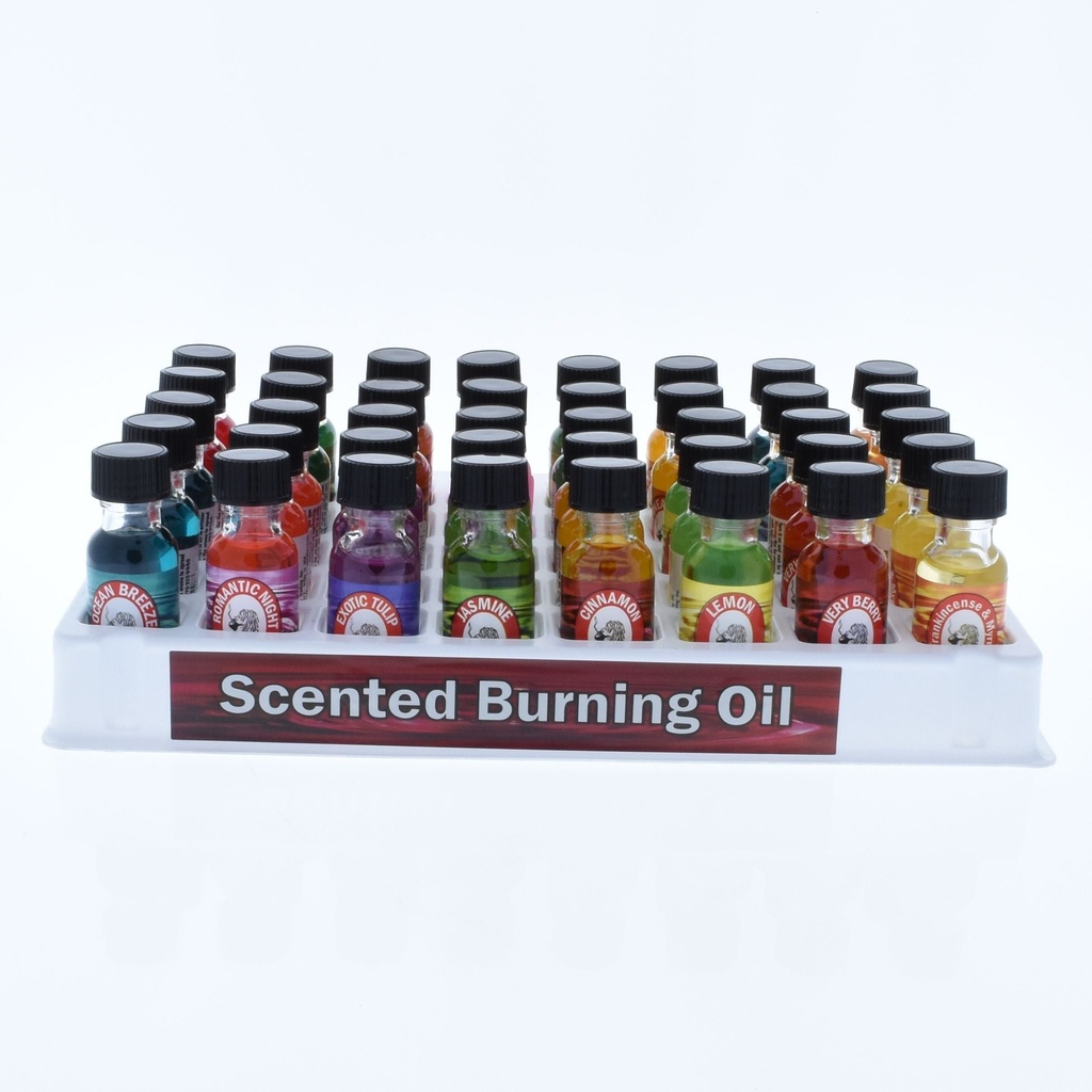 BLUNTEFFECTS – OIL FRAGRANCE – SCENTED BURNING OIL – ASSORTED SCENTS – 40CT DISPLAY – [MSRP: $4 EACH]