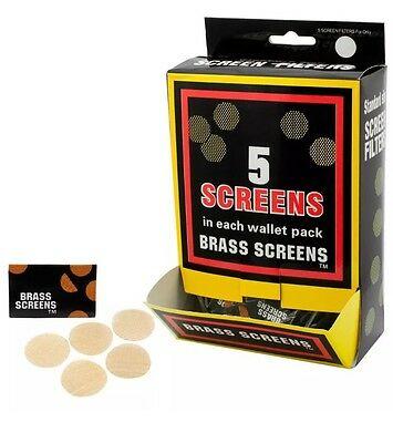 GOLD PIPE SCREEN – SMOKING ACCESSORIES – 5PCS PER PACK – 100PK DISPLAY – A39 – [MSRP: $0.50 EACH]