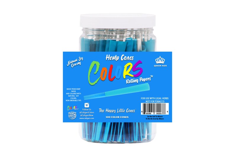 COLORS – THE HAPPY LITTLE CONES – PRE-ROLLED CONES – MIXED VARIATION – 24CT – 1 TUBE – [MSRP: $21.50]