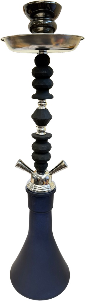 TIERED REBEL – HOOKAH – 18" DUAL-HOSE – SLENDER MATTE STEM – 1CT – ZC73 – [MSRP: $35]