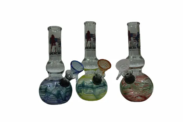 CC WORLD – GLASS WATER PIPE – GIFT SET – INCLUDES GRINDER & PAPERS – 1CT – GB0338 – [MSRP: $75]