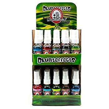 BLUNT EFFECTS – AIR FRESHENERS – 100% CONCENTRATED SPRAY – VARIOUS SIZES – ASSORTED SCENTS – DISPLAY – [MSRP: $5-$5.50 EACH]