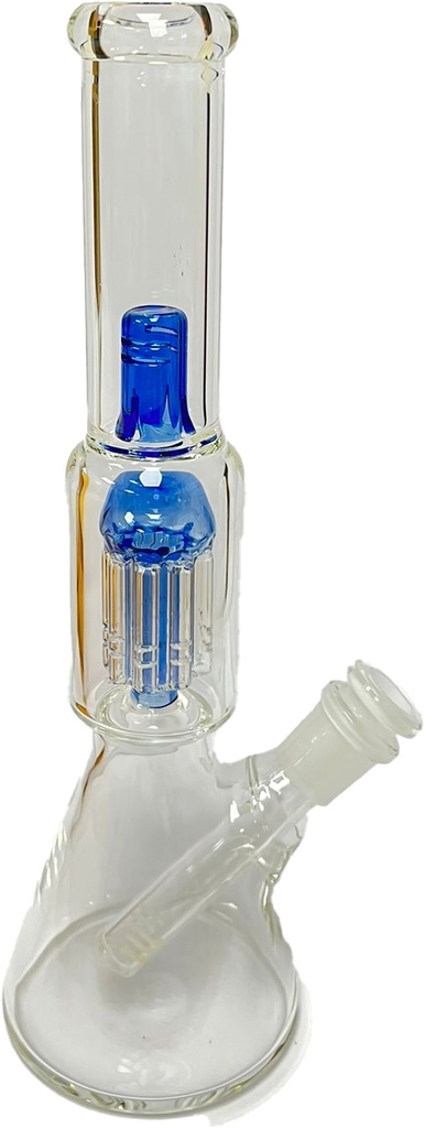 SHOWER PERK – GLASS WATER PIPE – 11-INCH – 1CT – GB0319 – [MSRP: $62.50]