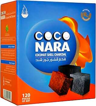 COCO NARA – COCONUT – HOOKAH CHARCOAL – VARIOUS SIZES – [MSRP: $6-$22.50]