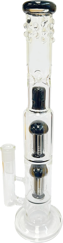 STRAIGHT TUBE 3RRC – GLASS WATER PIPES – 15 INCH – 1CT – GB0340 – [MSRP: $75]