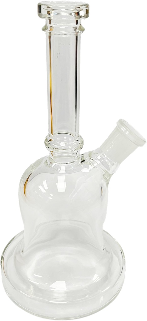 CLEAR GLASS – GLASS WATER PIPE – 9-INCH – WITH PERCOLATOR – 1CT – GB0317 – [MSRP: $21]