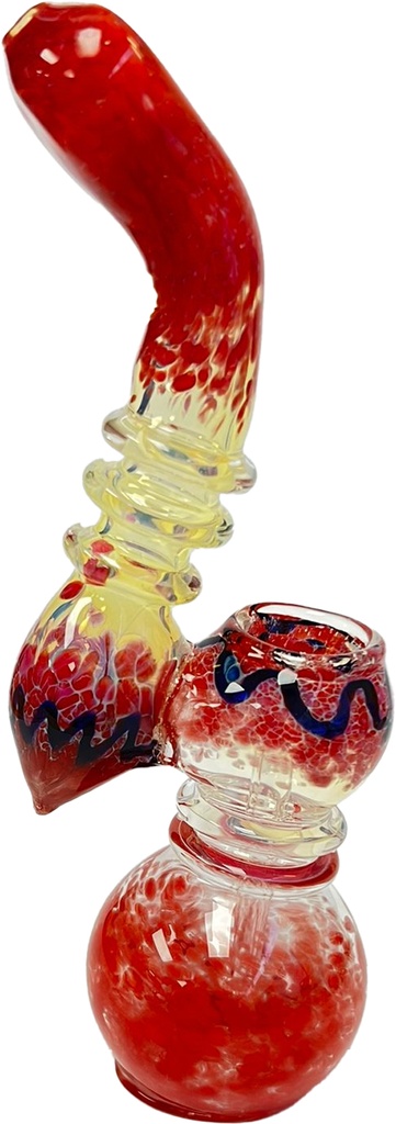 FRIT COLORS – GLASS WATER BUBBLER – GLASS ACCESSORIES – 6-INCH HEAVYWEIGHT 150G – 1CT – GLASS-05820 – [MSRP: $11.50]