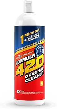 FORMULA 420 – CLEANER – GLASS ACCESSORIES – GLASS METAL CERAMIC – VARIOUS SIZES – 1CT [MSRP: $11-$20]