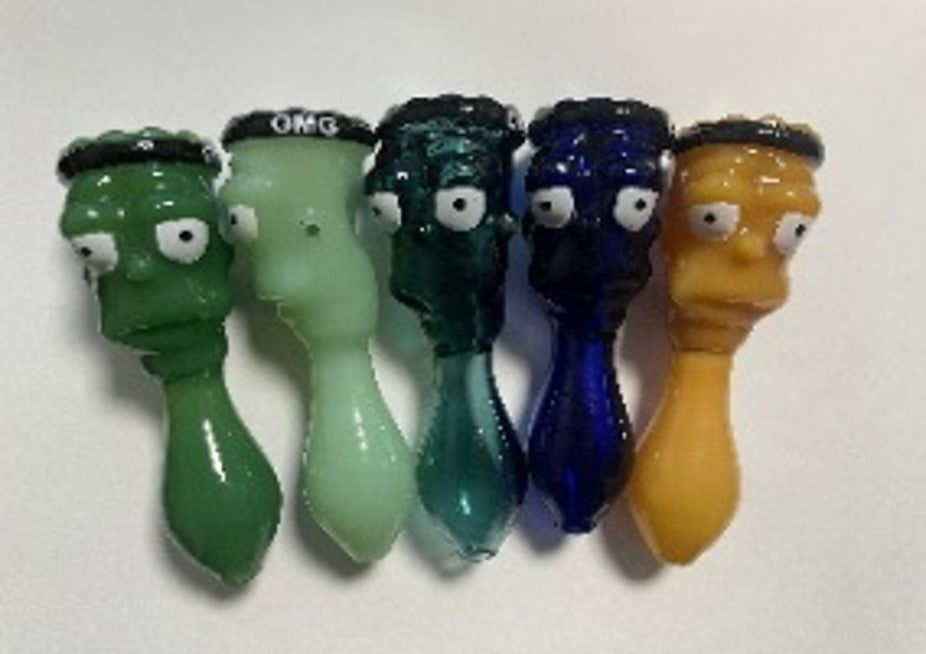 B-ART – GLASS HAND PIPE – GLASS ACCESSORIES – 5-INCH – 1CT – GHP106 – [MSRP: $17.50]