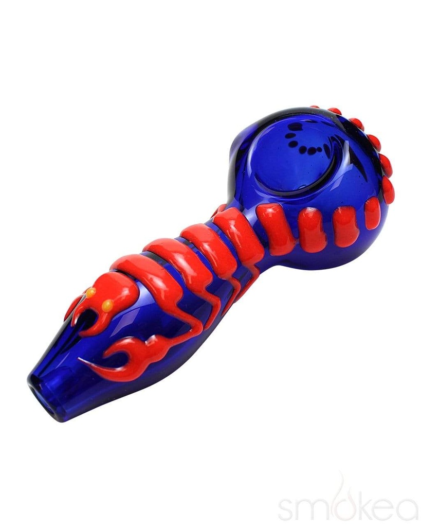 SCORPION – SPOON – GLASS HAND PIPE – 4-INCH (10CM) – 1CT – GB044 – [MSRP: $12]