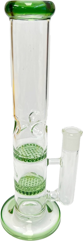 CLEAR BEAKER – GLASS WATER PIPE – 10-INCH – 1CT – GB0224 – [MSRP: $60]