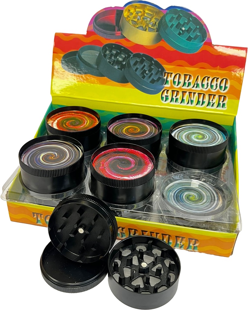 GALAXY – GRINDERS – 3-PIECE – 52MM – 12CT DISPLAY – GR22 – [MSRP: $8.50 EACH]