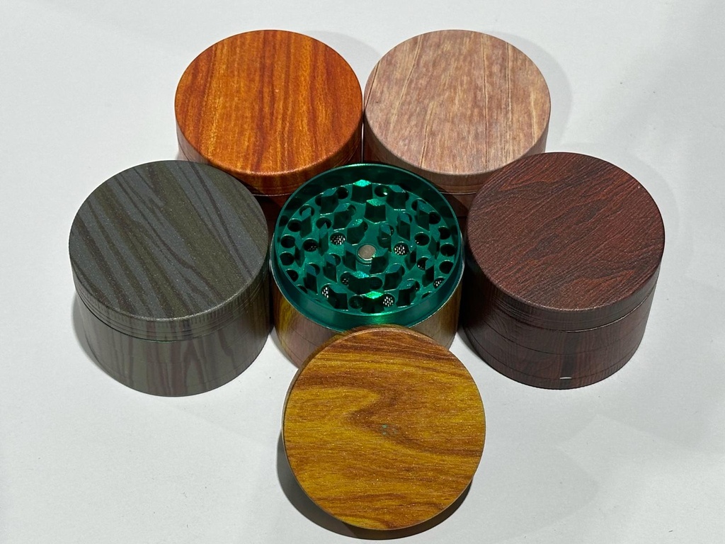 WOOD BODY – GRINDERS – 4-PIECE – 50MM – 12CT DISPLAY – GR79 – [MSRP: $10.50 EACH]