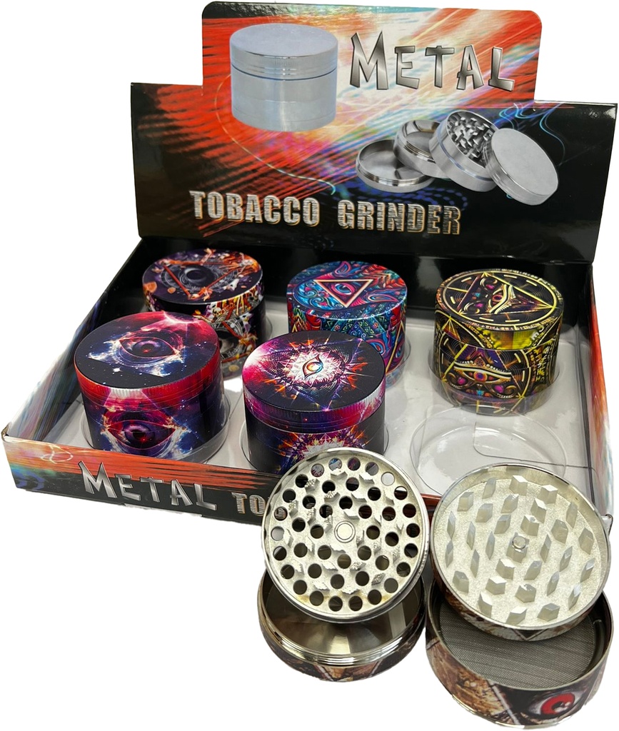 3RD EYE – GRINDERS – 4-PIECE – 55MM – 6CT DISPLAY – GR84 – [MSRP: $15.50 EACH]