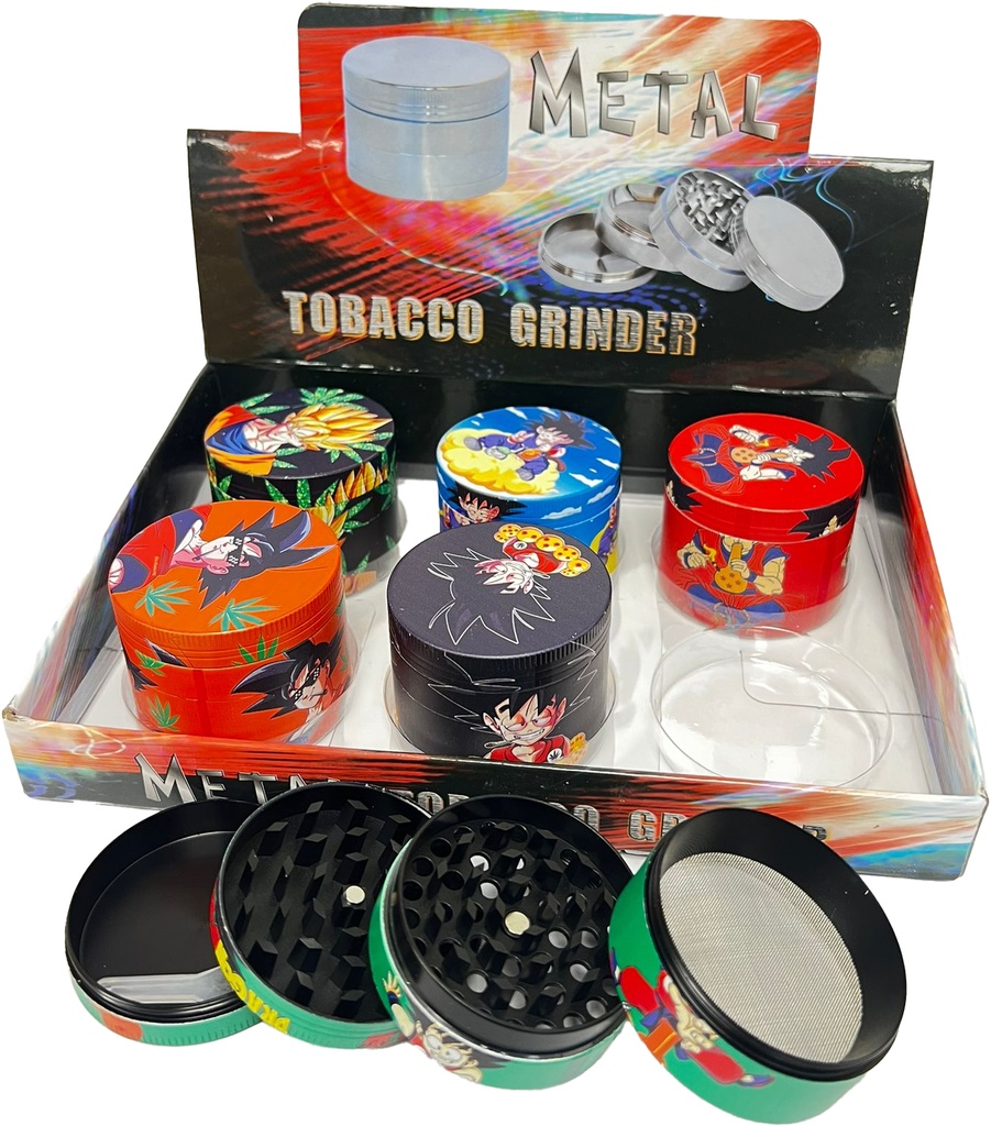 DBZ – GRINDERS – 4-PIECE – 55MM – 6CT DISPLAY – GR86 – [MSRP: $15.50 EACH]