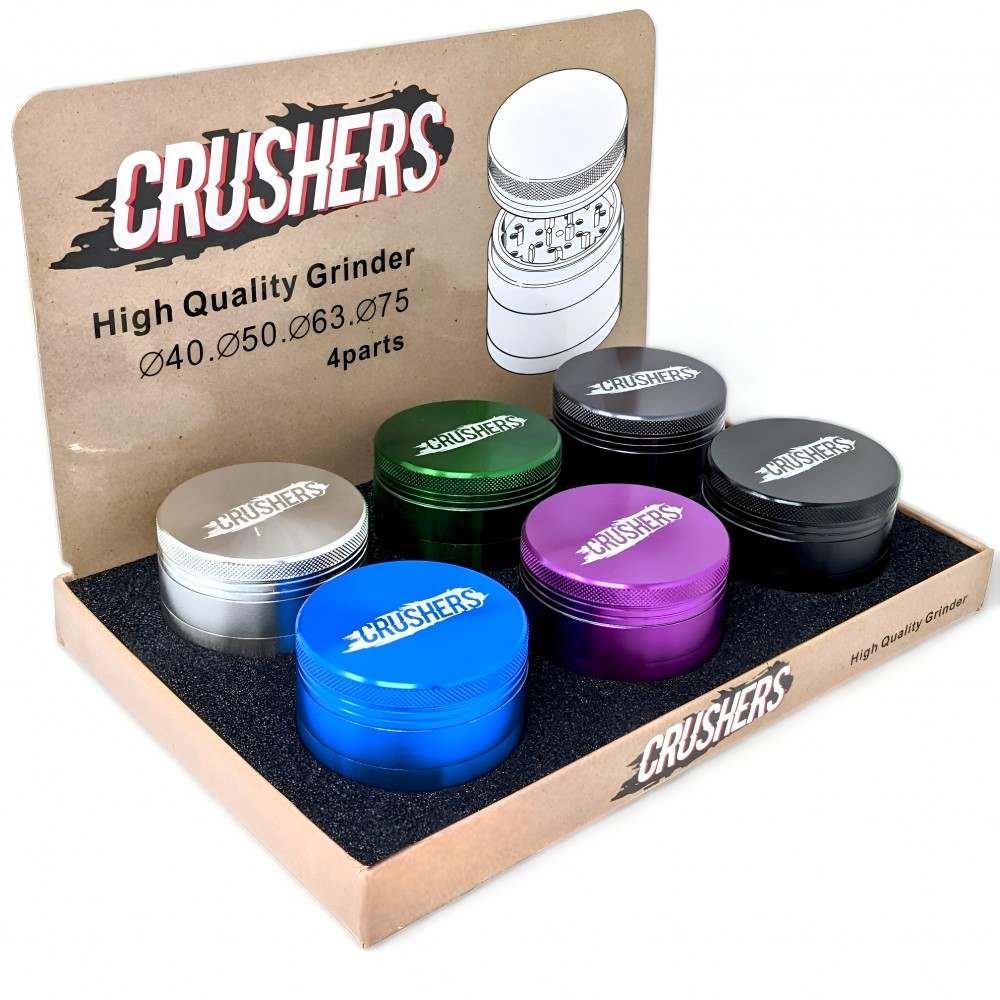 TOKES BUDDY WITH DOOR – GRINDERS – 4-PIECE – 55MM – 6CT DISPLAY – GR42 – [MSRP: $16 EACH]