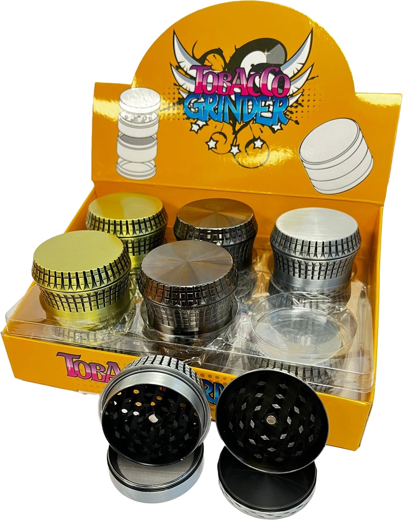 DIAMOND – GRINDERS – 4-PIECE – 58MM – 12CT DISPLAY – GR64 – [MSRP: $12 EACH]