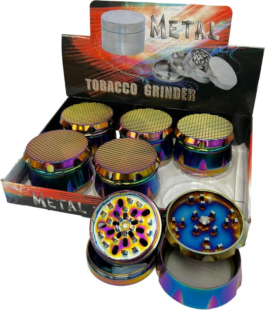 WINE BARREL – GRINDERS – 4-PIECE – 63MM – 6CT DISPLAY – GR58 – [MSRP: $21.50 EACH]