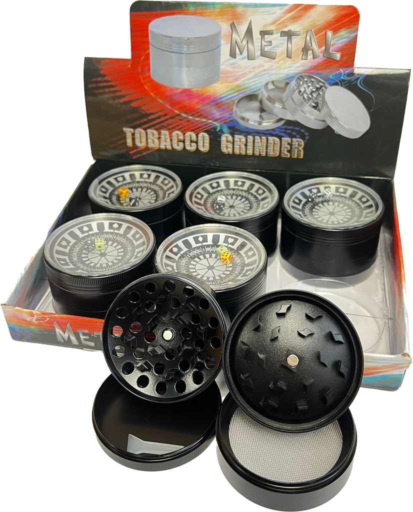 CONCAVE MAYA – GRINDERS – 4-PIECE – 63MM – 6CT DISPLAY – GR40 – [MSRP: $17.50 EACH]