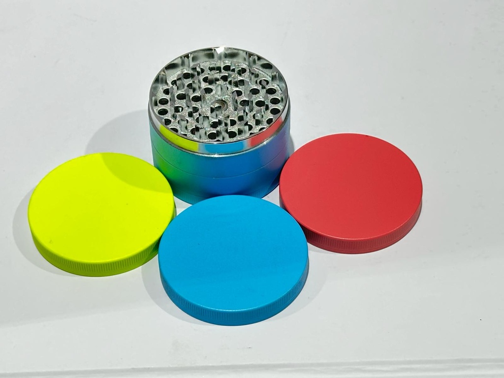 FLAT COLORS – GRINDERS – 4-PIECE – 63MM – 6CT DISPLAY – GR90 – [MSRP: $17 EACH]