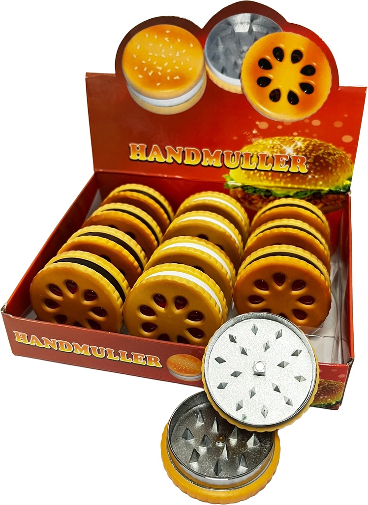 COOKIE SHAPE – GRINDERS – 56MM – 12CT DISPLAY – GR15 – [MSRP: $7.50 EACH]
