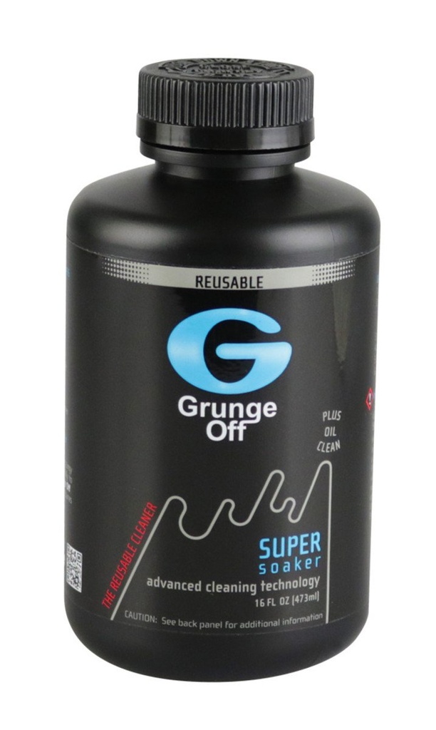 GRUNGE OFF – GLASS CLEANER – GLASS ACCESSORIES – SUPER SOAKER – 16OZ – 1CT – [MSRP: $27.50]