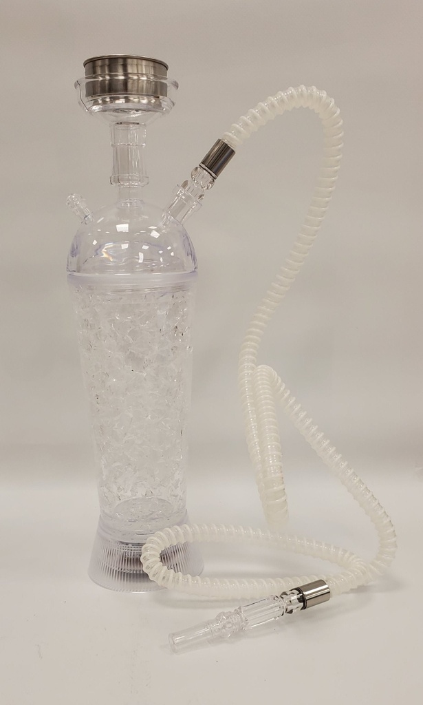 HOOKAH – 11" PORTABLE CUP – SINGLE HOSE – TRAVEL DESIGN – ASSORTED COLORS – 1CT – C6054 – [MSRP: $32.50]