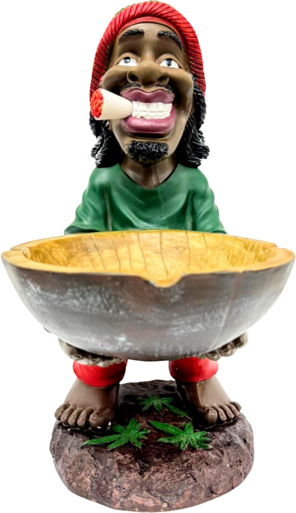 JUMBO RASTA – ASHTRAY – HOLDING BOWL – 17.5 INCH – 1CT – [MSRP: $87.50]