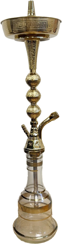 SABA – HOOKAH – XL SERIES SINGLE HOSE – GOLD – 1CT – KMHD21 – [MSRP: $122.50]