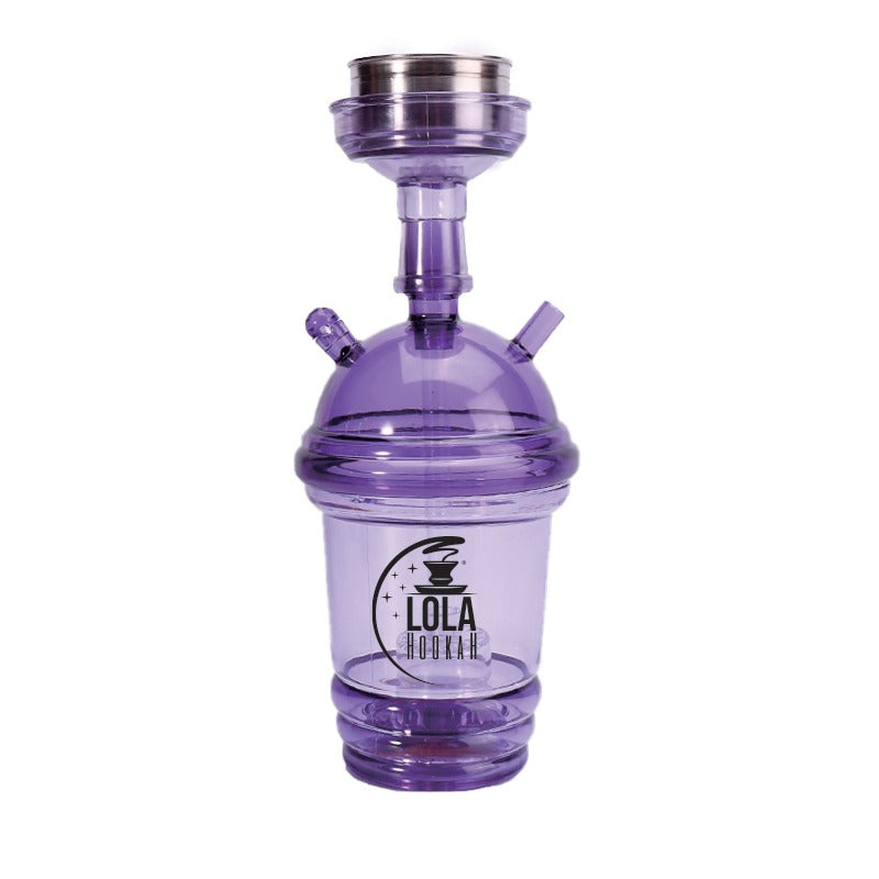 LOLA – CUP HOOKAH – PORTABLE SMALL – PURPLE – 1CT – C6053 – [MSRP: $18]