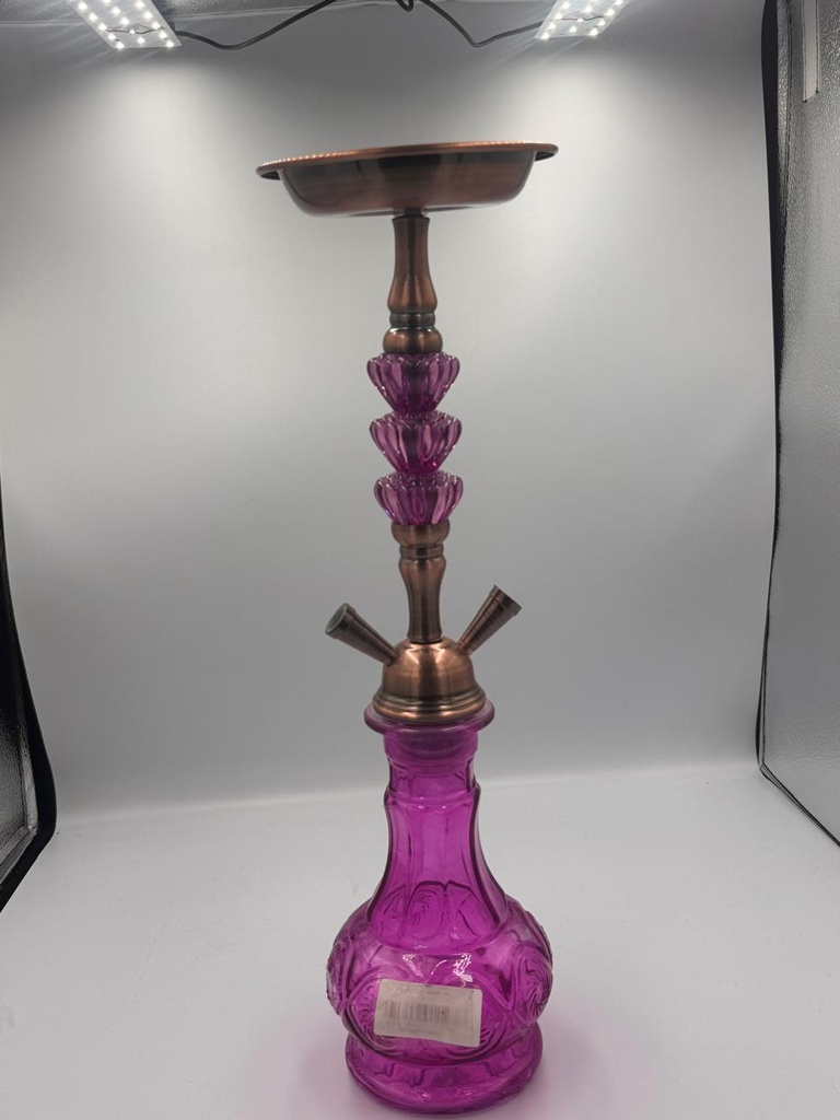 LOLA – HOOKAH – 18" DOUBLE HOSE MEDIUM – PURPLE – 1CT – ZC77 – [MSRP: $35]