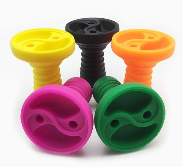 LOLA – HOOKAH BOWL – SS + SILICONE – HOOKAH ACCESSORIES – VARIOUS COLORS – 1CT – ACCE14 – [MSRP: $14.50]