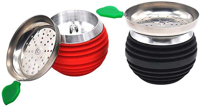 LOLA – HOOKAH BOWL – SS + SILICONE – HOOKAH ACCESSORIES – VARIOUS COLORS – 1CT – ACCE02 – [MSRP: $17]