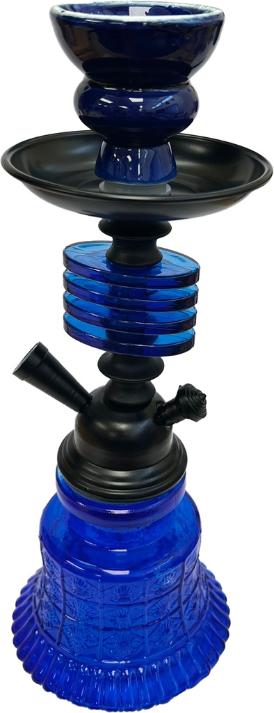 LOLA – HOOKAH – 12" SINGLE HOSE MINI – BLUE – 1CT – C14 – [MSRP: $20.50]