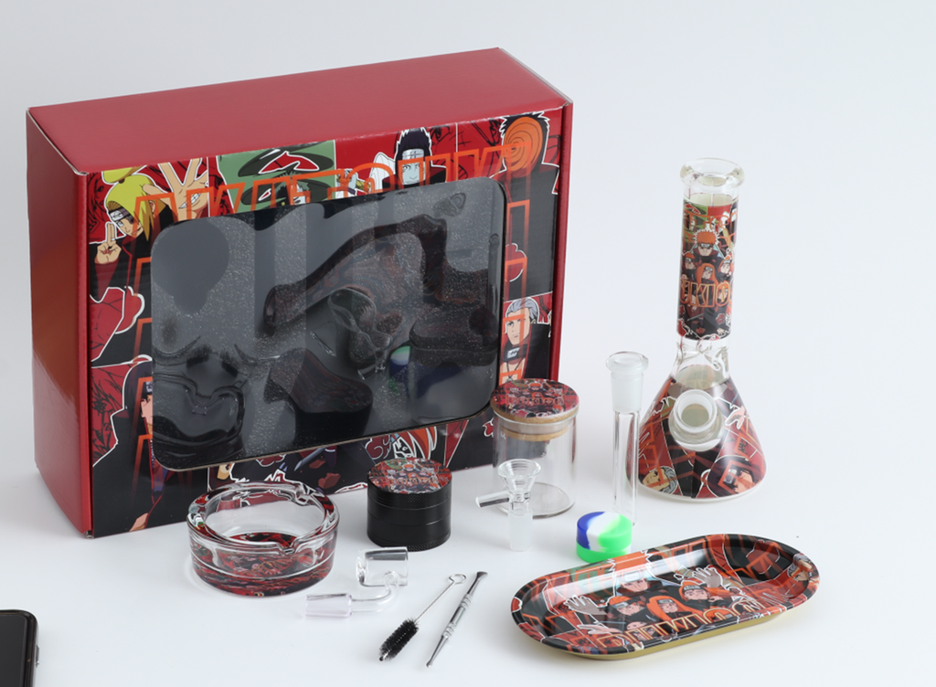 NARU – GLASS WATER PIPE – GIFT SET – 11PCS – 1CT – GB1002-6 – [MSRP: $72.50]