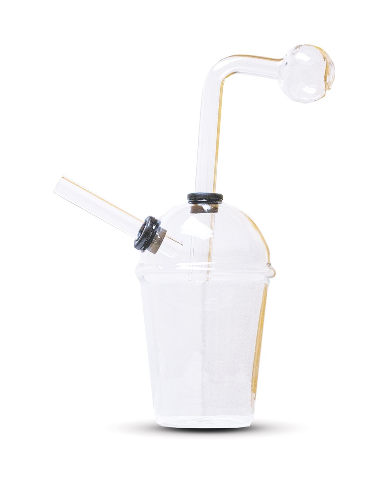 CUP – GLASS OIL BURNER WATER PIPE – 1CT – XYC-020 – [MSRP: $19]