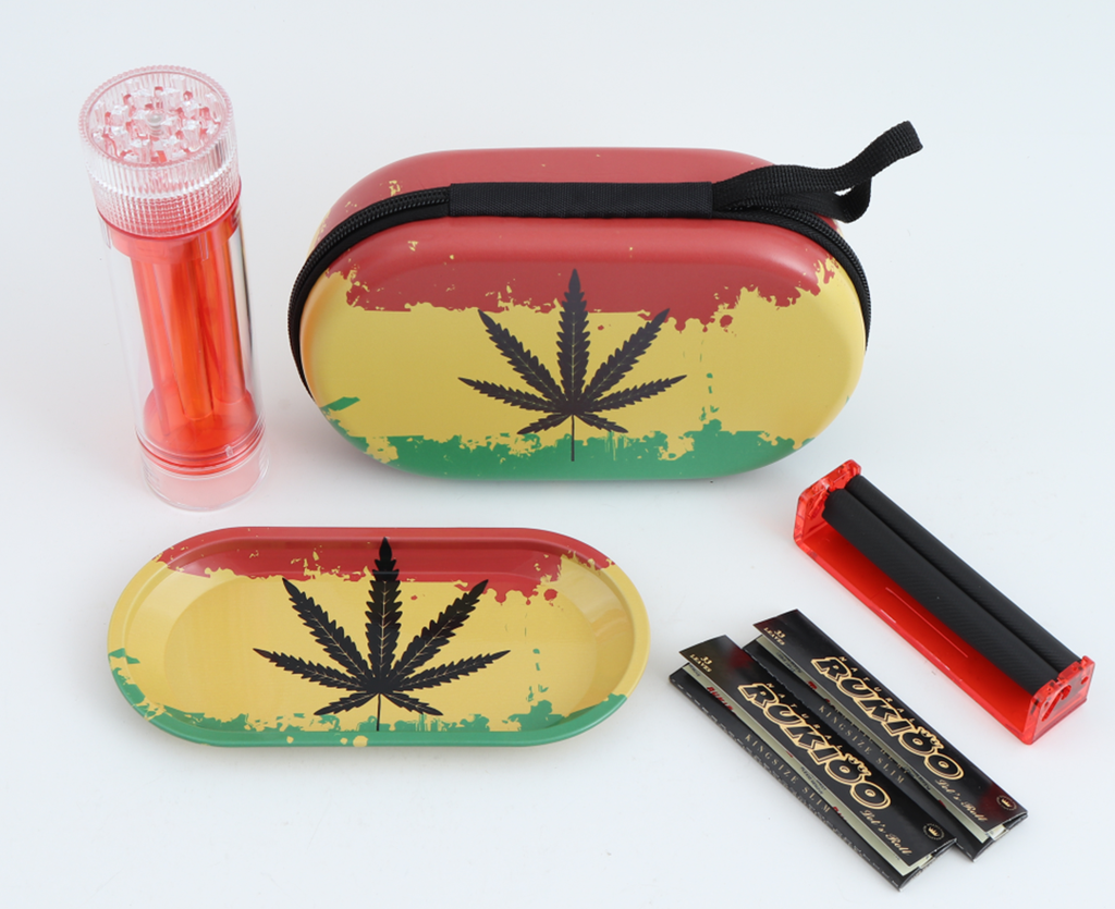 RASTA – GLASS WATER PIPE – GIFT SET – 6PCS – 1CT – A207-1 – [MSRP: $24.50]