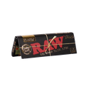 RAW – ROLLING PAPERS – BLACK CLASSIC – 1 1/4 – 24CT DSPL – [MSRP: $2 EACH]