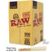 RAW – PRE-ROLLED CONES – CLASSIC – 70MM/30MM – 500CT BULK – [MSRP: $0.50 EACH]