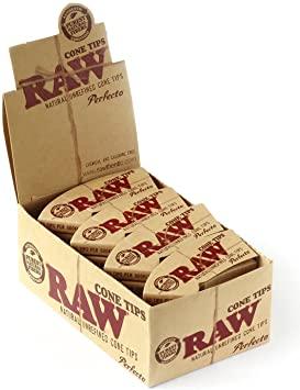 RAW – TIPS & FILTERS – CONE TIPS PERFECTO – 24CT DSPL – [MSRP: $2 EACH]