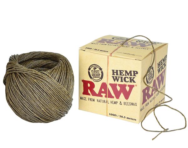 RAW – HEMP WICK BALL – PAPERS & TUBES ACCESSORIES – 100FT – 1UNIT – [MSRP: $27.50]