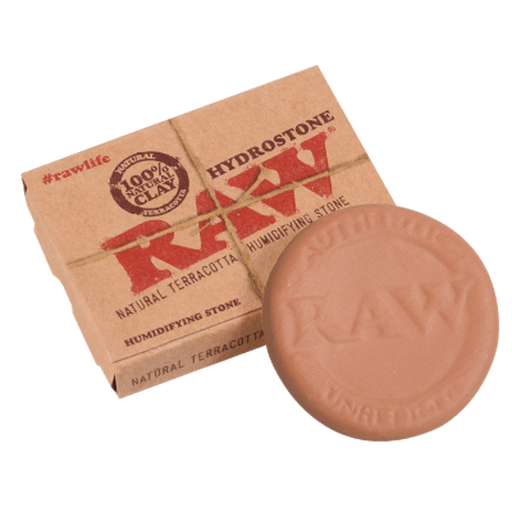 RAW – HYDROSTONE – NATURAL TERRACOTTA HUMIDIFYING STONE – PAPERS & TUBES ACCESSORIES – 20 CT – 1DSPL – [MSRP: $2 EACH]
