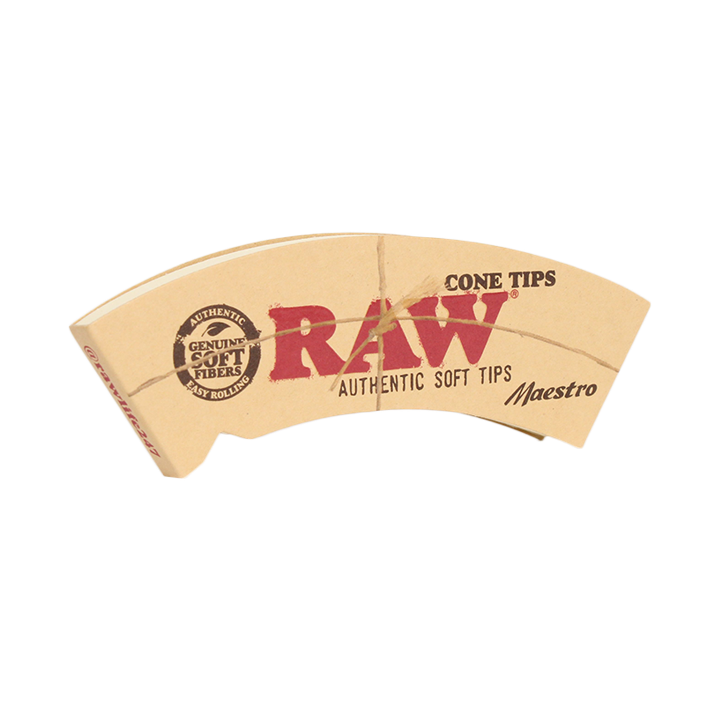RAW – TIPS & FILTERS – MAESTRO CONICAL TIPS – 24CT DSPL – [MSRP: $2 EACH]